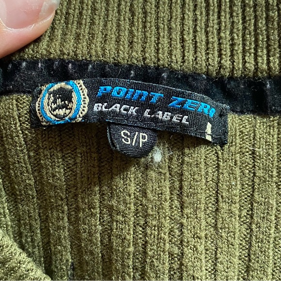 Point Zero green sweater - Picture 3 of 3